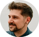 Young man with brown hair